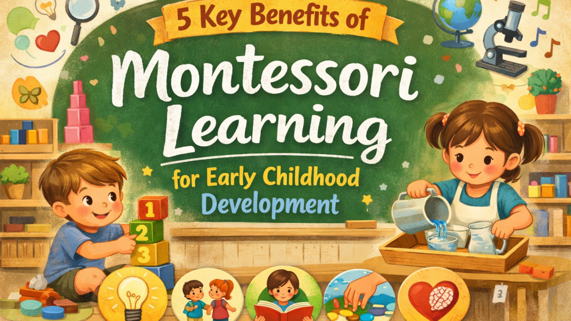 five key benefits of Montessori learning for early childhood development