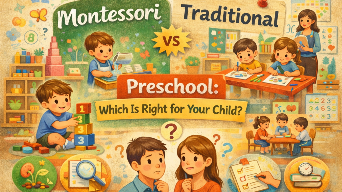 Montessori vs Traditional Preschool